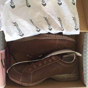 Therafit Gina Brown Suede Walking Oxford 10M